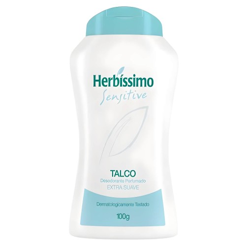 Talco Perfumado Herbíssimo Sensitive Extra Suave 100g