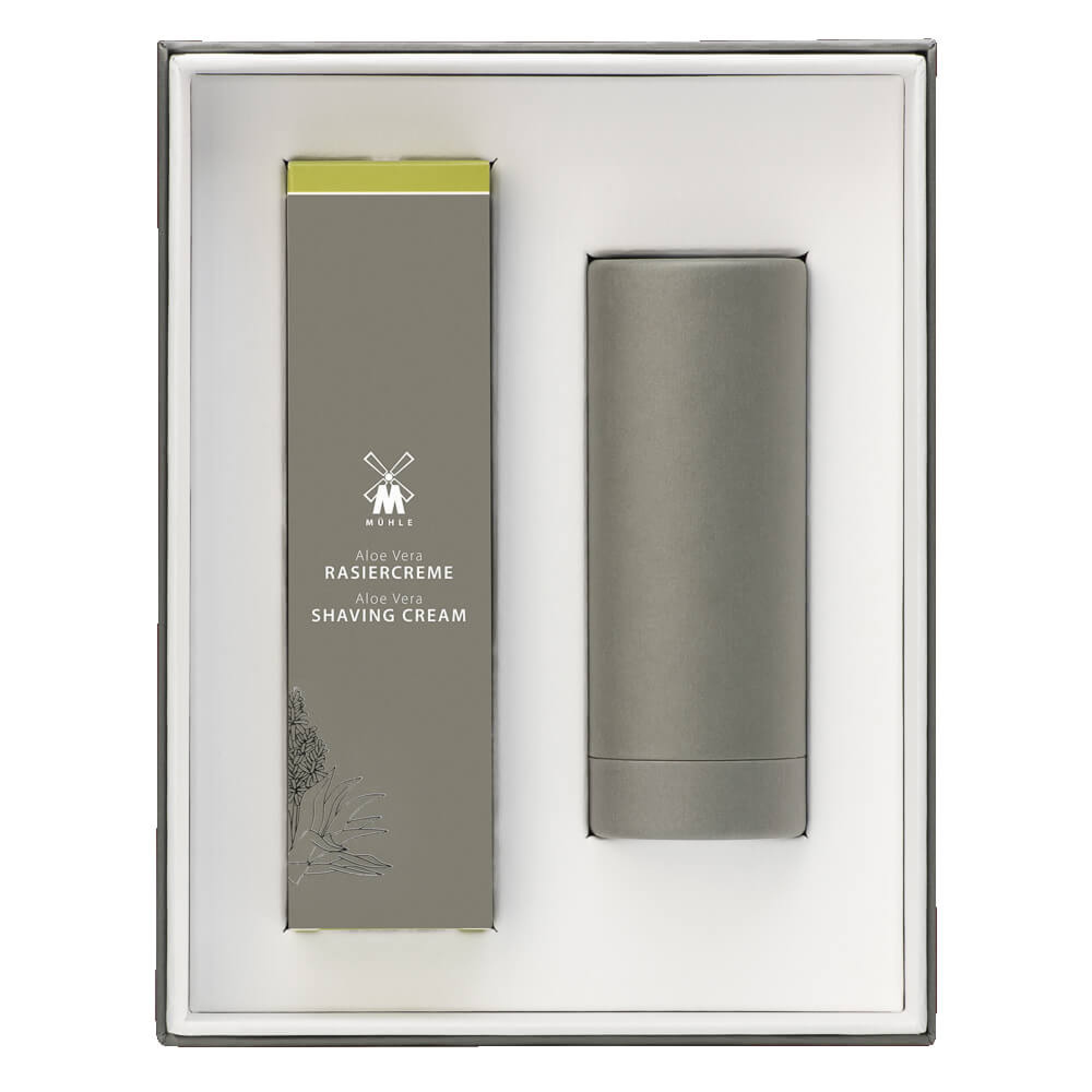 Kit Barbear Muhle - Pincel de Barbear Rytmo 21M226 + Creme de Barbear Aloe Vera 75ml Kit Barbear Muhle - Pincel de Barbear Rytmo 21M226 + Creme de Barbear Aloe Vera 75ml