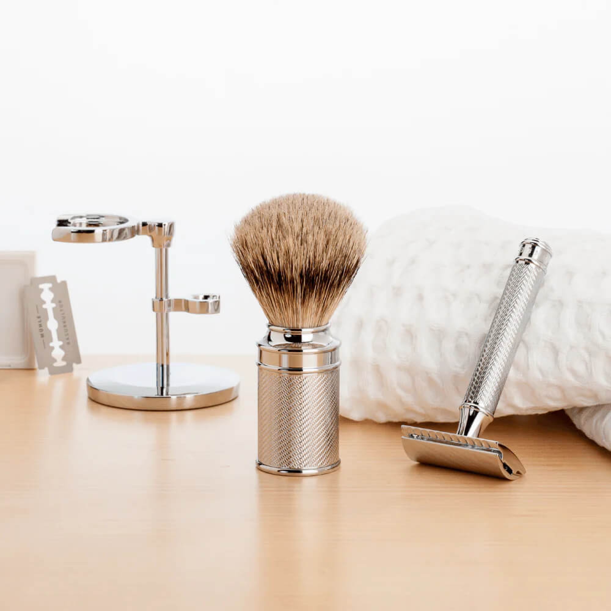 Kit De Barbear Muhle Tradicional S 091 M 89 SR 3 peças Kit De Barbear Muhle Tradicional S 091 M 89 SR 3 peças