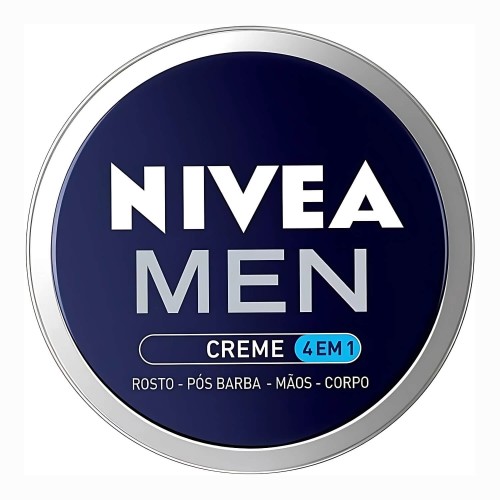 Creme Hidratante 4 em 1 Nivea Men - Rosto, Pós-Barba, Mãos e Corpo 75g
