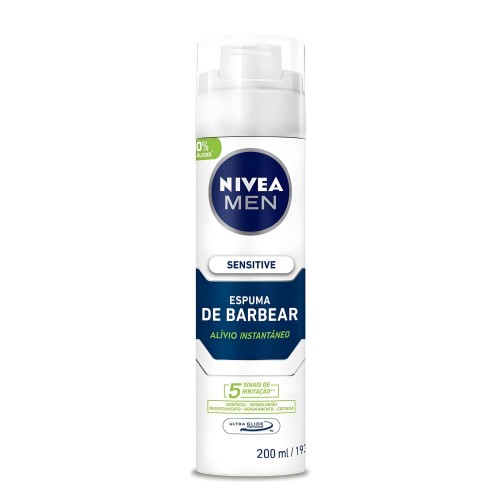 Espuma de Barbear Nivea Men Sensitive 200ml