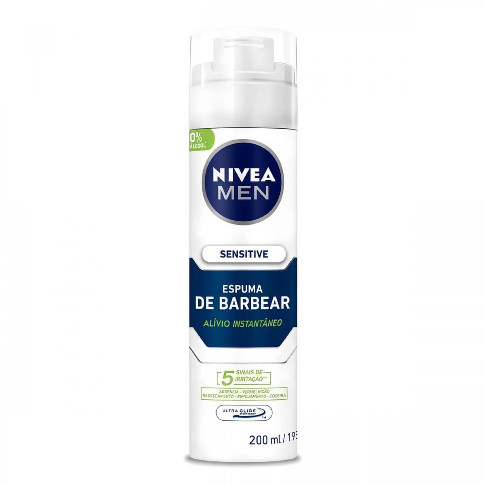 Kit 2 Espumas de Barbear Nivea Men: Deep e Sensitive 200ml Kit 2 Espumas de Barbear Nivea Men: Deep e Sensitive 200ml