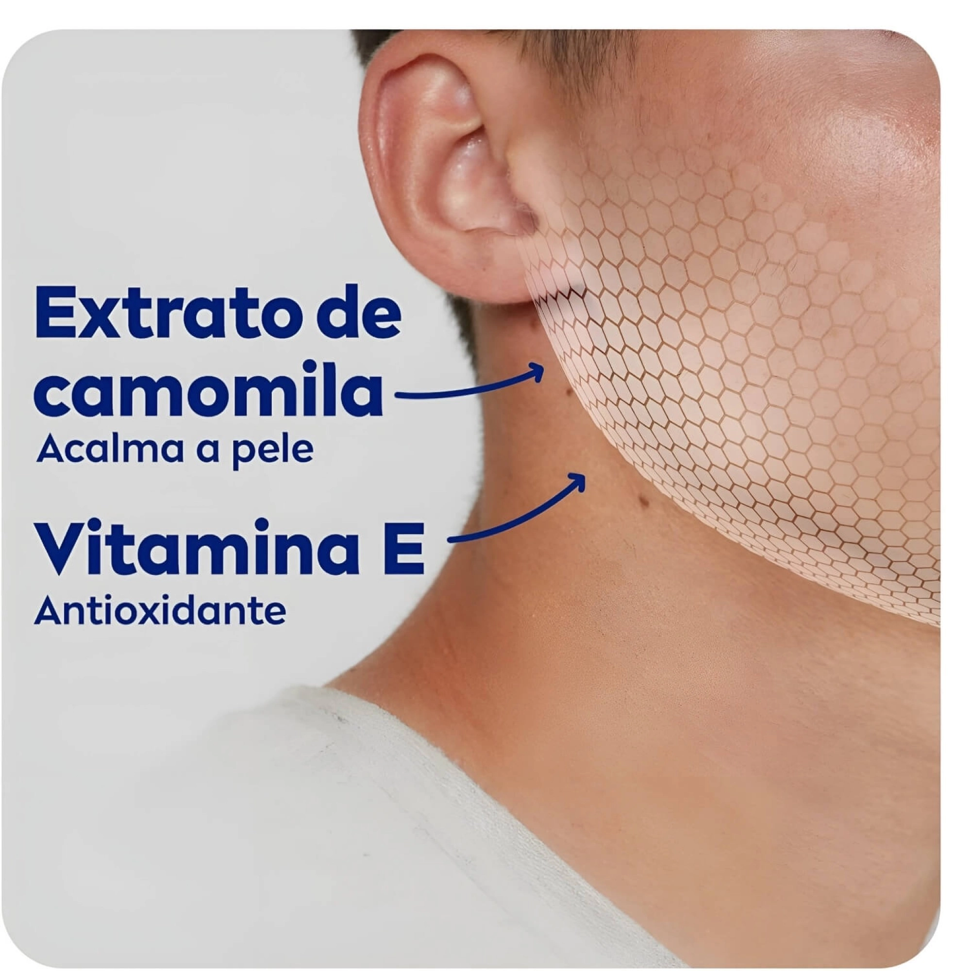 Textura e embalagem Bálsamo Nivea