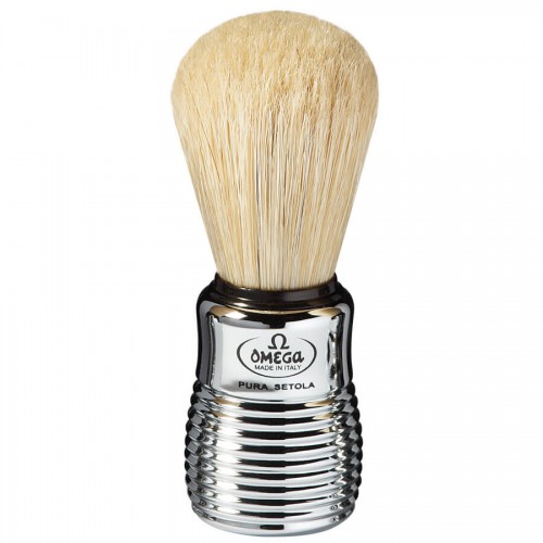 Pincel De Barbear Omega Pura Cerda 10081