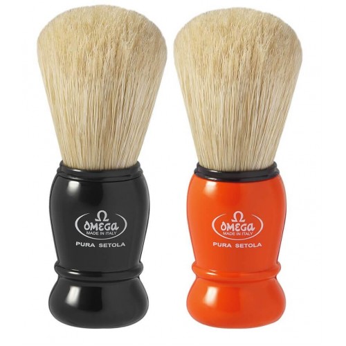 Pincel De Barbear Omega Pura Cerda 10290 - Escolha a cor