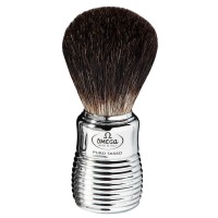 Pincel De Barbear Omega Texugo Preto Black Badger 6113 Pincel De Barbear Omega Texugo Preto Black Badger 6113