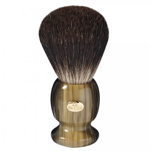 Pincel De Barbear Omega Texugo Preto Black Badger 6224