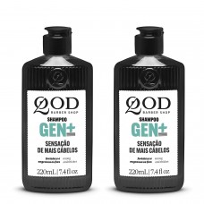 Shampoo Fortalecedor dos fios GEN+ 220ml-QOD BARBER SHOP - 2 unidades