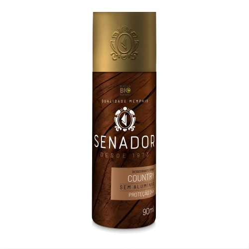 Desodorante Spray Senador Country 90ml - Proteção 24h
