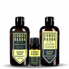 Kit Shampoo + Balm + Óleo SOBREBARBA Lemon Drop