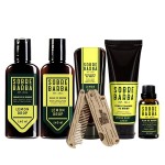 Kit Barba Completo Sobrebarba 5 Itens + Pente - Lemon Drop