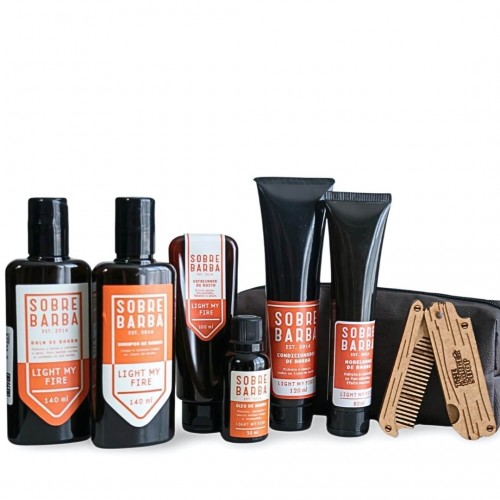 Kit Para Barba Sobrebarba Completo Light My Fire + Pente e Necessaire