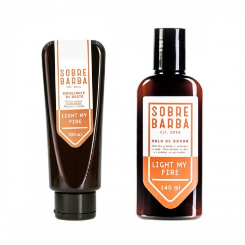 Kit SOBREBARBA Balm Para Barba + Esfoliante Light My Fire