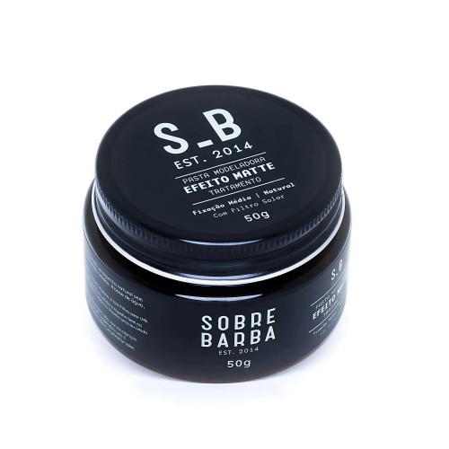 Pasta Modeladora Sobrebarba Efeito Matte 50g - Fixação Média