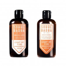 Kit Shampoo + Balm SOBREBARBA Light My Fire