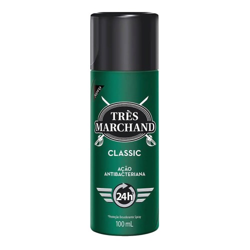 Desodorante Spray Très Marchand Masculino Classic 100ml