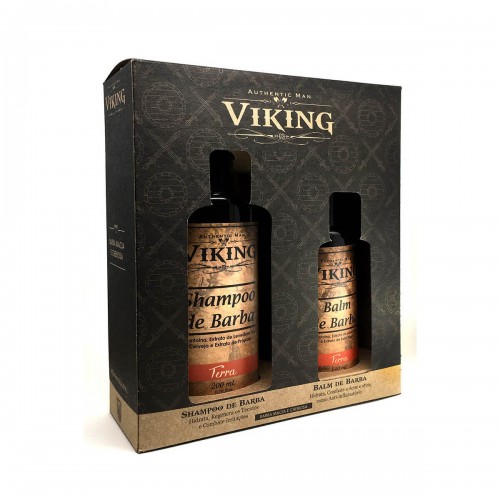 Kit para Barba Shampoo e Balm Viking Terra Kit para Barba Shampoo e Balm Viking Terra