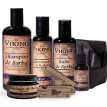 Kit Para Barba Premium Viking Mar + Pente De Barba