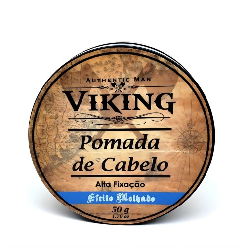 Pomada para Cabelo Viking 50g Efeito Molhado